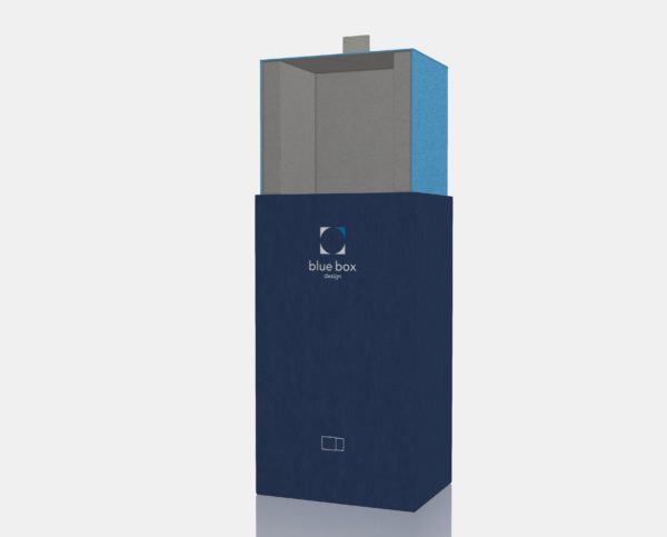 Premium Presentation Packaging Box (bespoke rigid matchbox style sliding open) | Blue Box Design