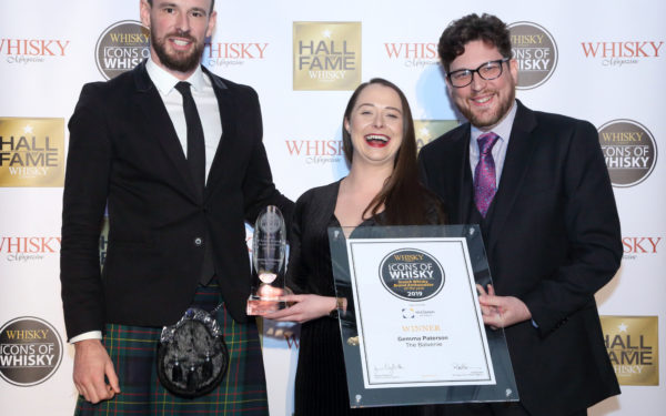 L to R Michael Mc Laren Gemma Paterson and Rob Allanson, World Whiskies Awards